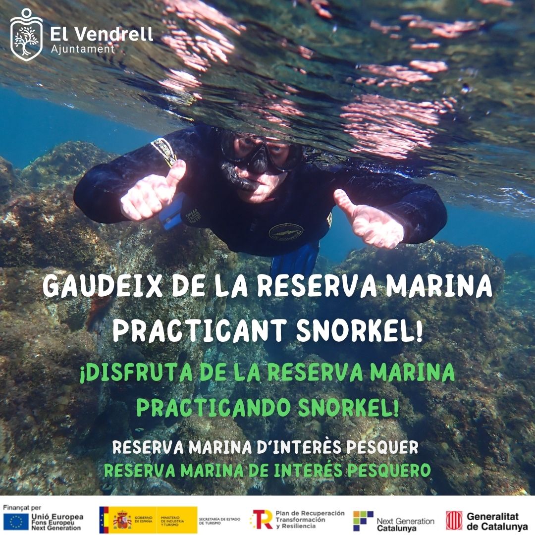 GAUDEIX DE LA RESERVA MARINA PRACTICANT SNORKEL 19