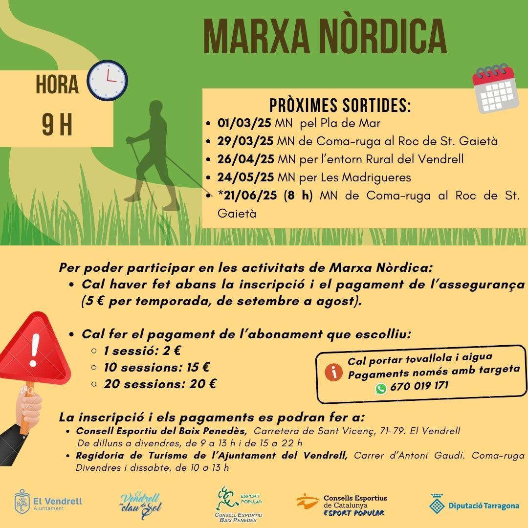 MARCHA NÓRDICA POR LES MADRIGUERES 27