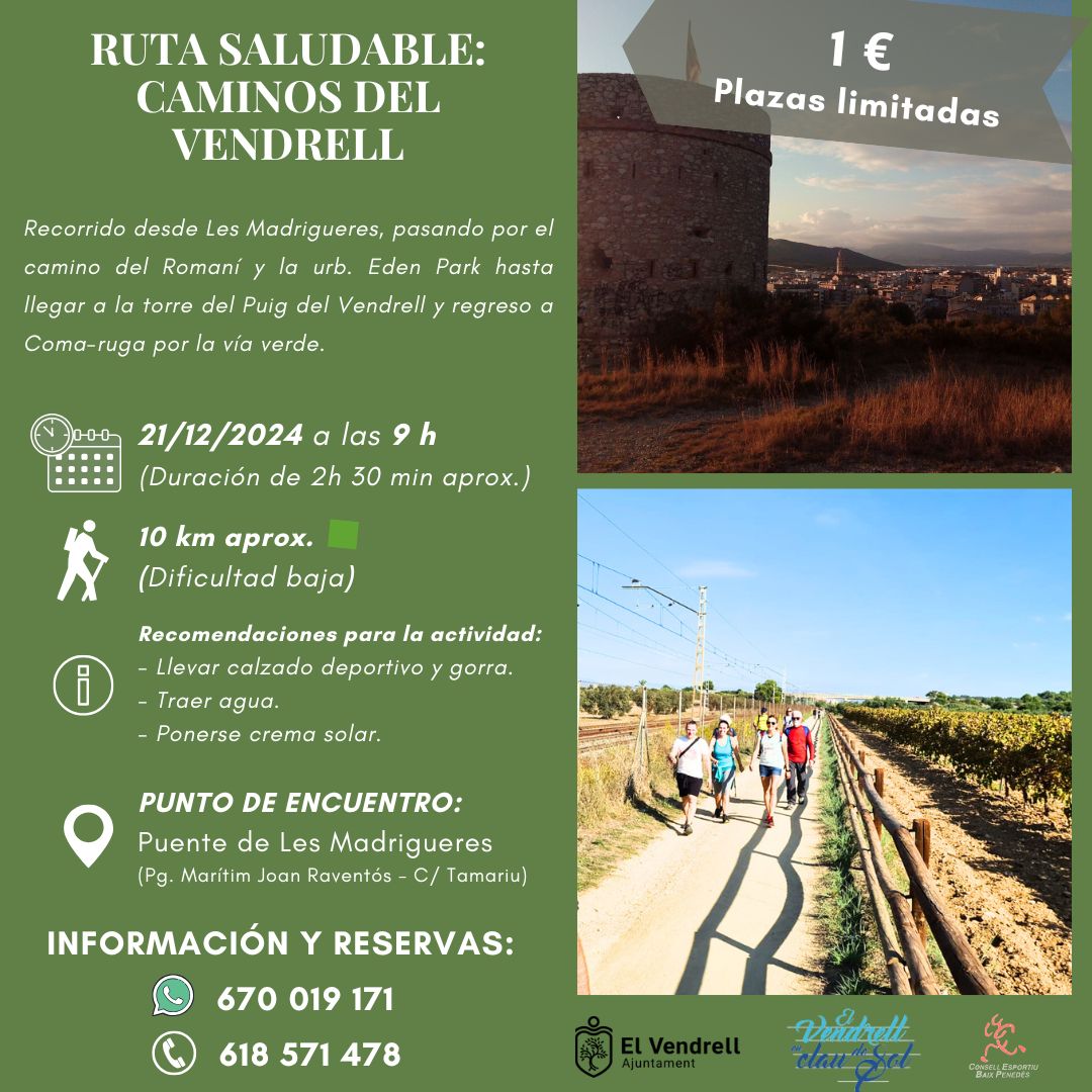 RUTA SALUDABLE CAMINS DEL VENDRELL 29