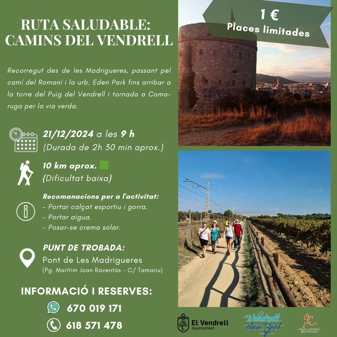 RUTA SALUDABLE CAMINS DEL VENDRELL 27