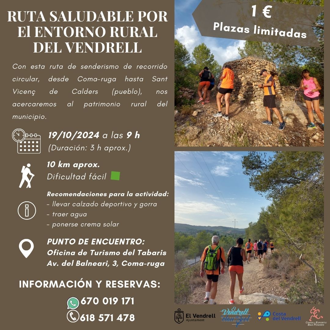 RUTA SALUDABLE PER L'ENTORN RURAL DEL VENDRELL 29