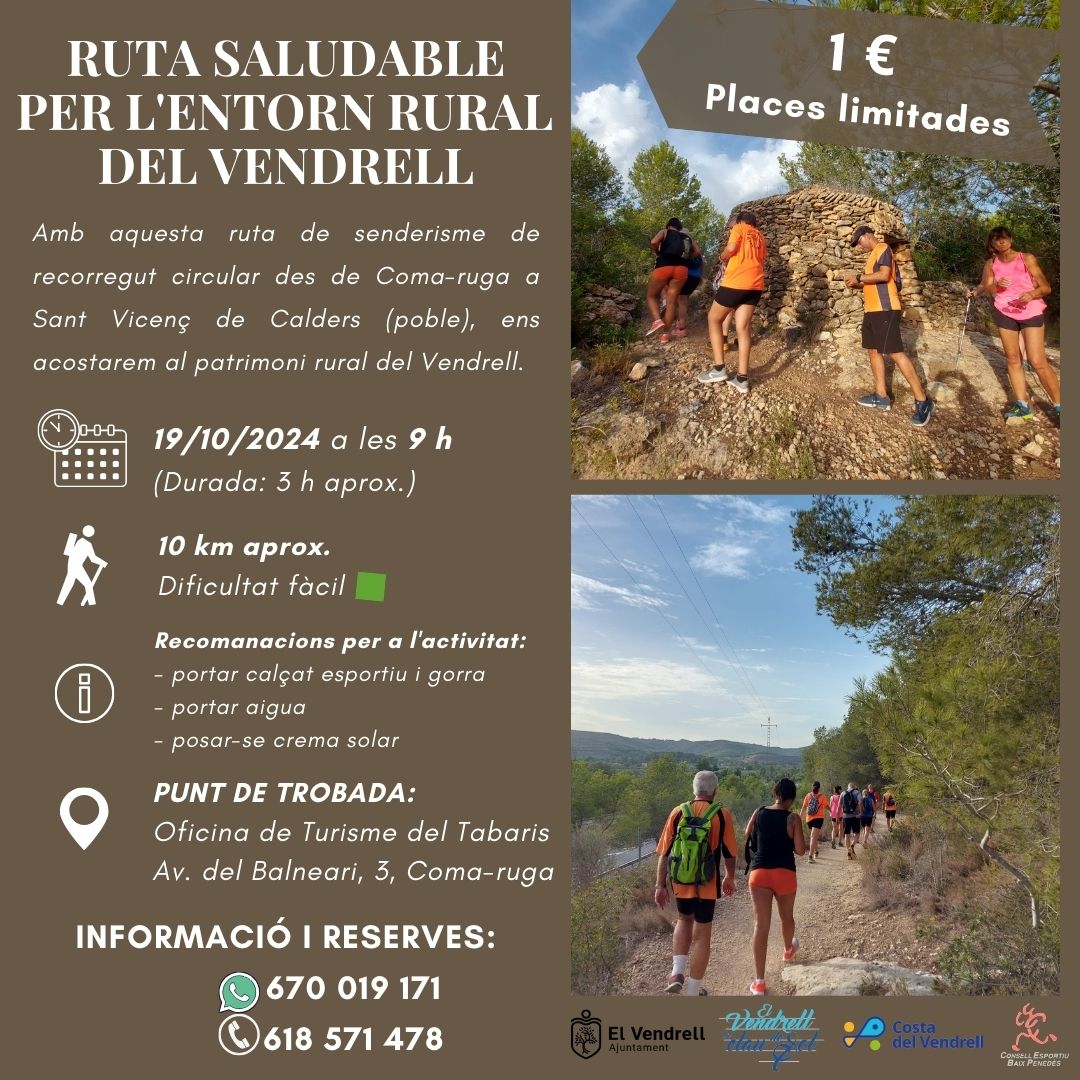 RUTA SALUDABLE PER L'ENTORN RURAL DEL VENDRELL 27