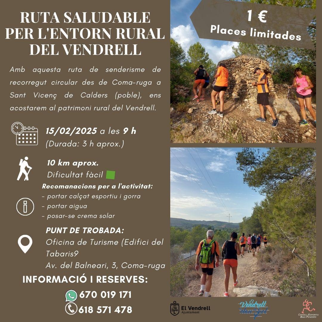 RUTA SALUDABLE PER L'ENTORN RURAL DEL VENDELL 27